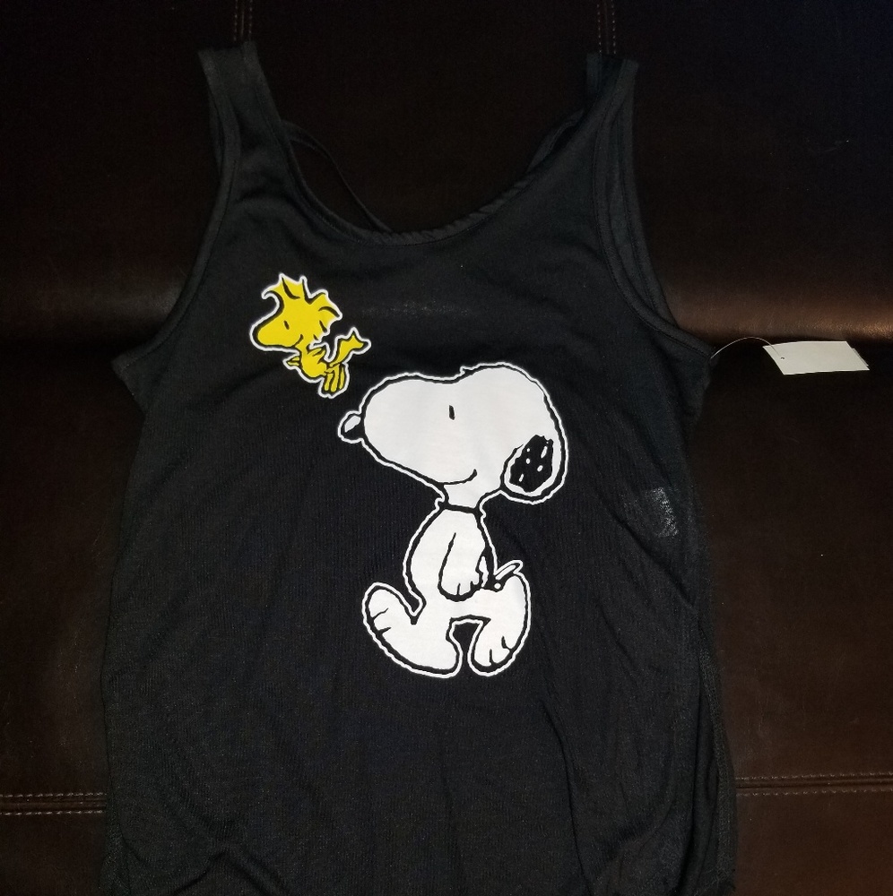 black snoopy tank top
